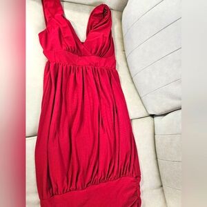 Red Dress M XOXO Brand short, loose in the middle semi formal